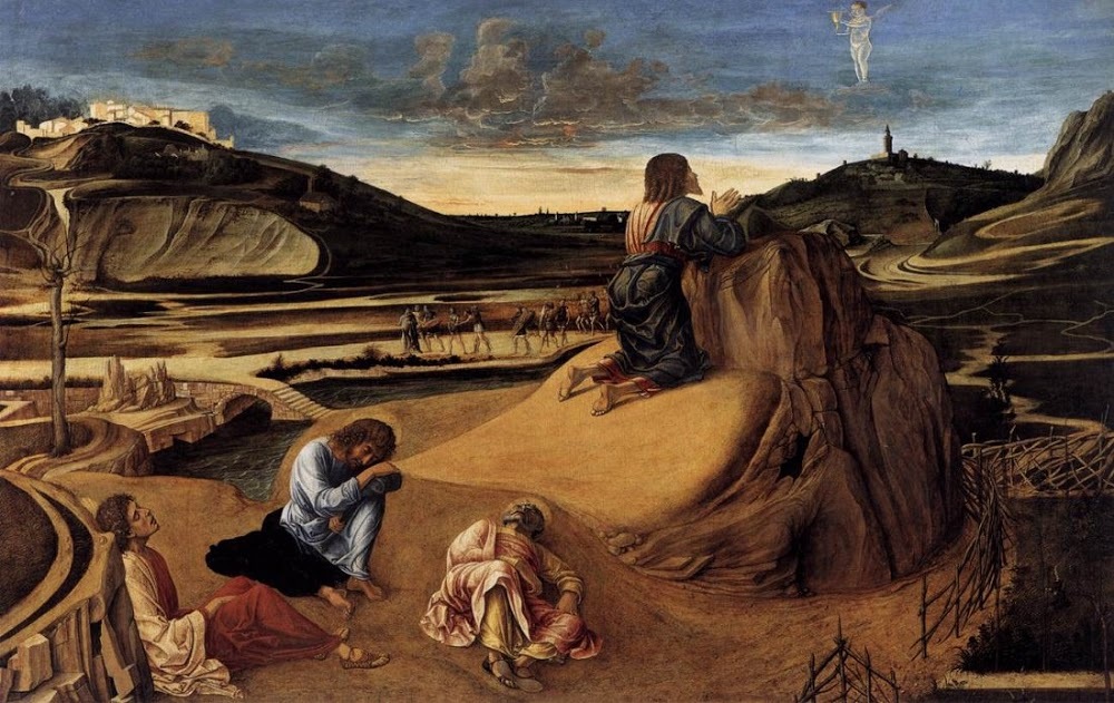 Agony in the Garden (Giovanni Bellini, 1465, National Gallery, London)