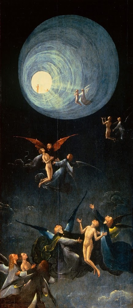 Ascent of the Blessed (Hieronymus Bosch, completed between 1490 and 1516., Galleria dell'Accademia Venezia)