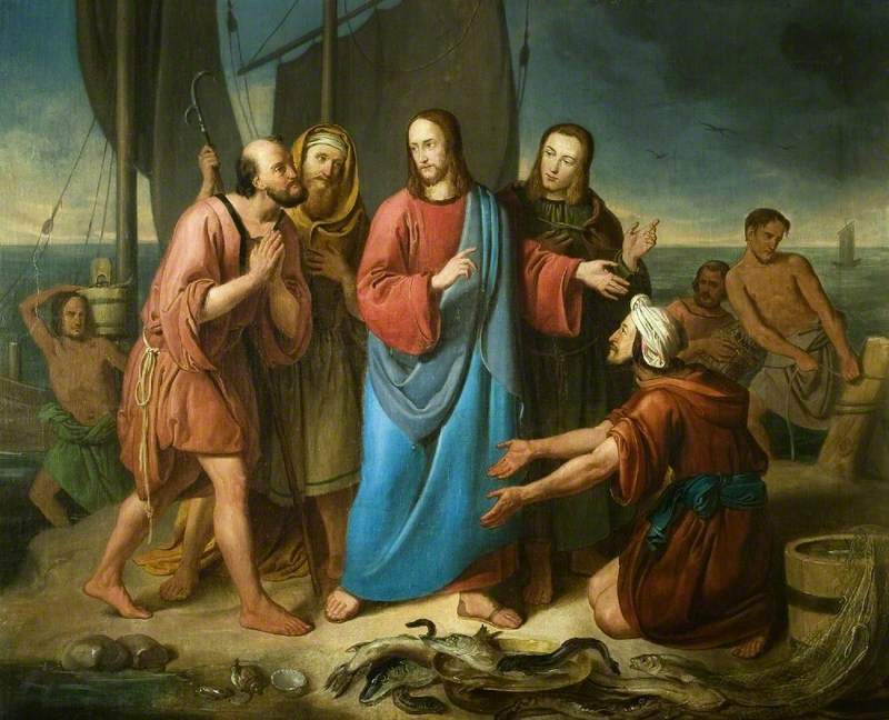 Christ Calling His First Disciples (Adam Brenner, 1839, Leicester Arts and Museums Service)