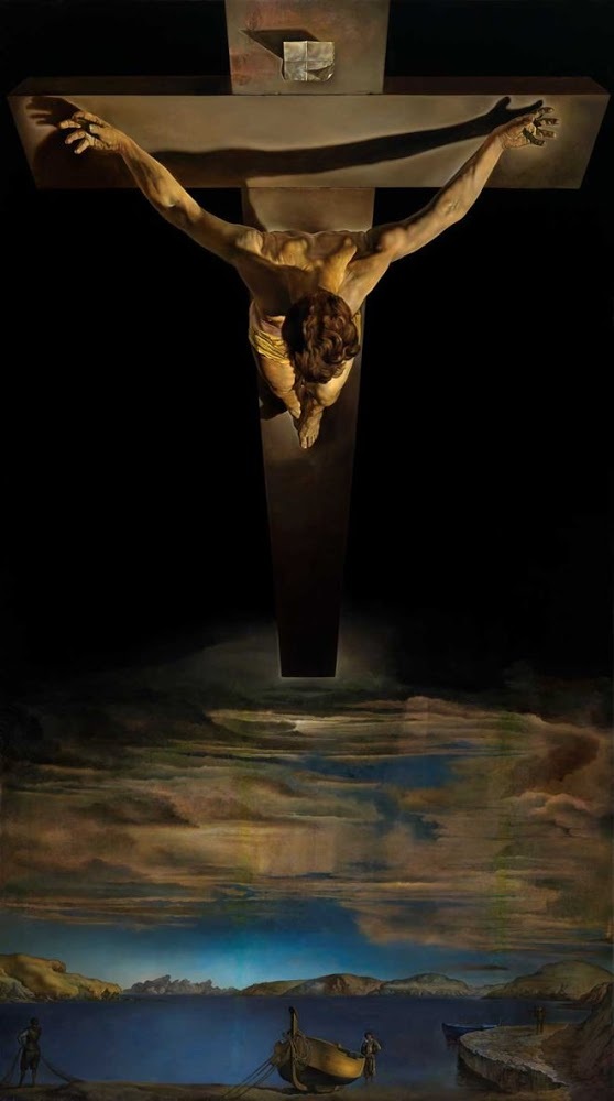 Christ of St. John on the Cross (Salvador Dali, 1951, Kelvingrove Art Gallery and Museum in Glasgow)