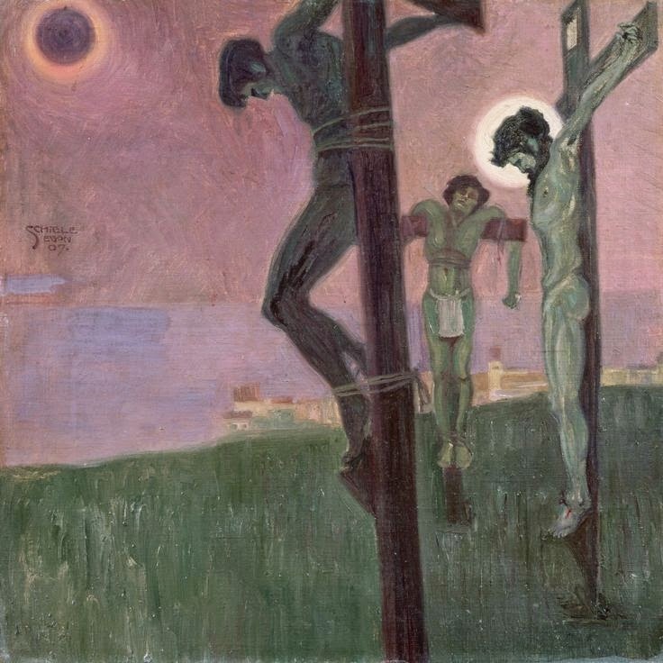 Crucifixión (Egon Schiele, 1912)