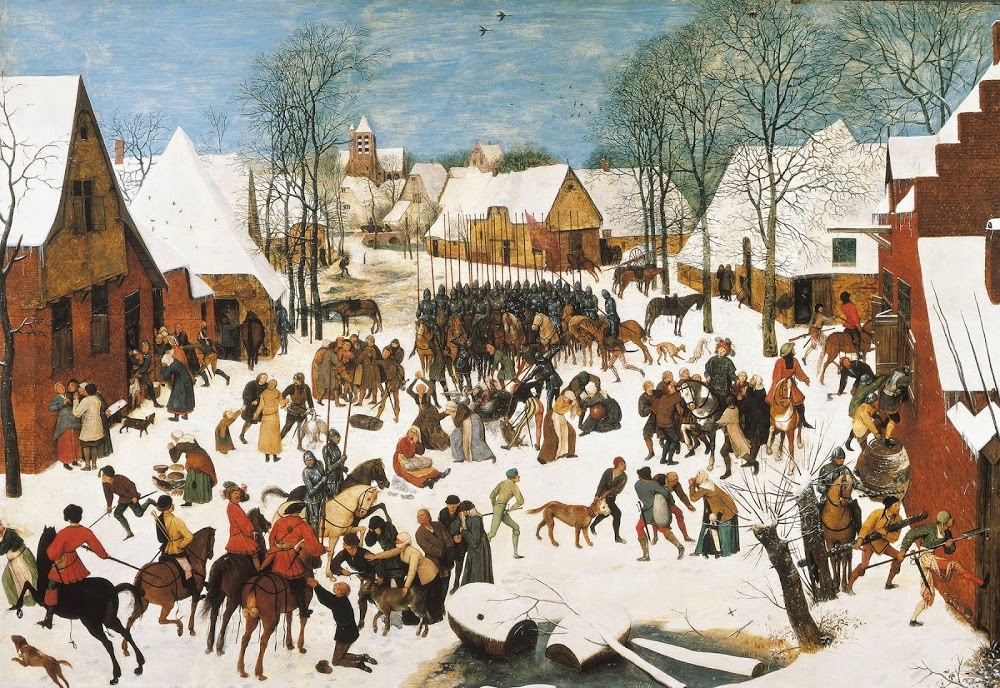 De Moord op de Onnozele Kinderen (Pieter Bruegel de Oude, 1566, Kunsthistorisches Museum, Wenen)