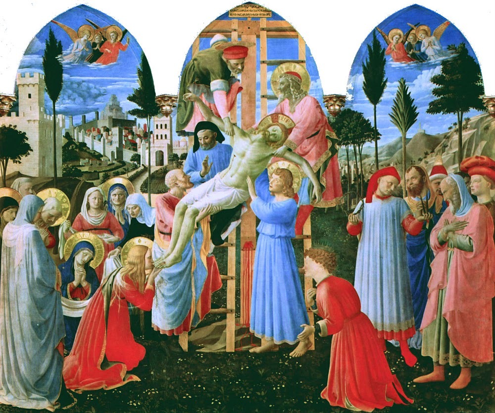 Deposition from the Cross (Fra Angelico, 1437-1440, Museo di San Marco, Firenze)