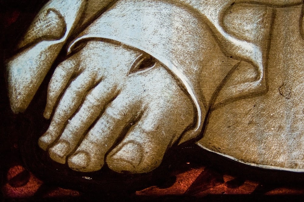 Detail from Stained Glass (Daniel Owen, 2010, Church of the Ascension, Timoleague, Co. Cork, © Daniel Owen)