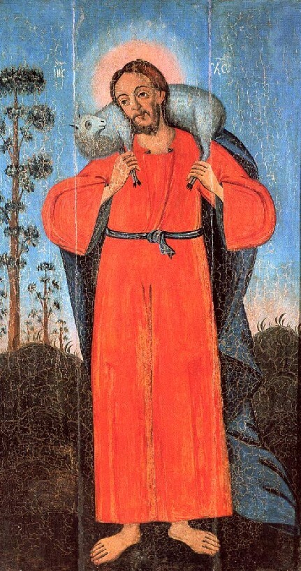 Good Shepherd Icon of Bessarabia (18th. century)
