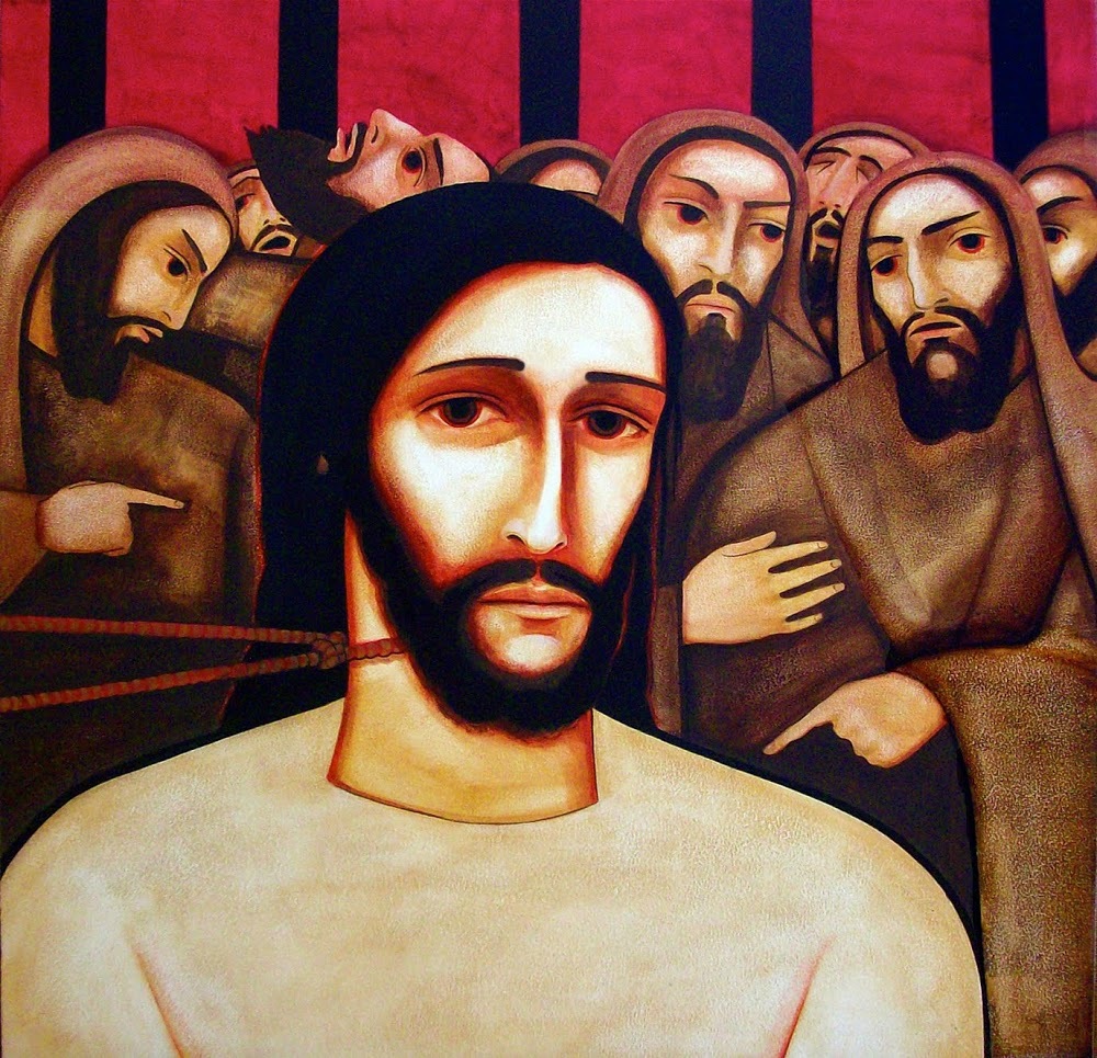 Jesus Condemned by the Sanhedrin (Michael D. O’Brien, © Michael D. O’Brien)