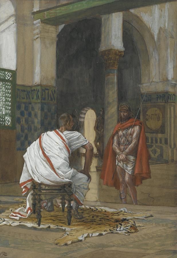 Jésus devant Pilate. Deuxième entretien (James Tissot, 1886-1894, Brooklyn Museum, New York)