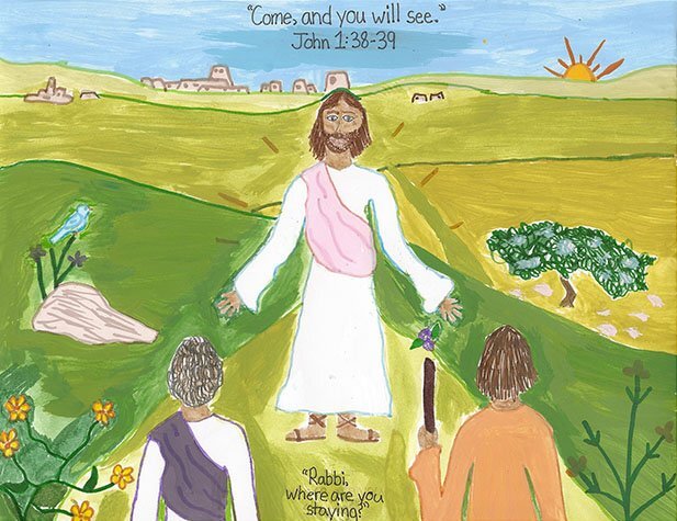 Jezus calls his first disciples (Riley Hanagan, 2009, © Riley Hanagan)