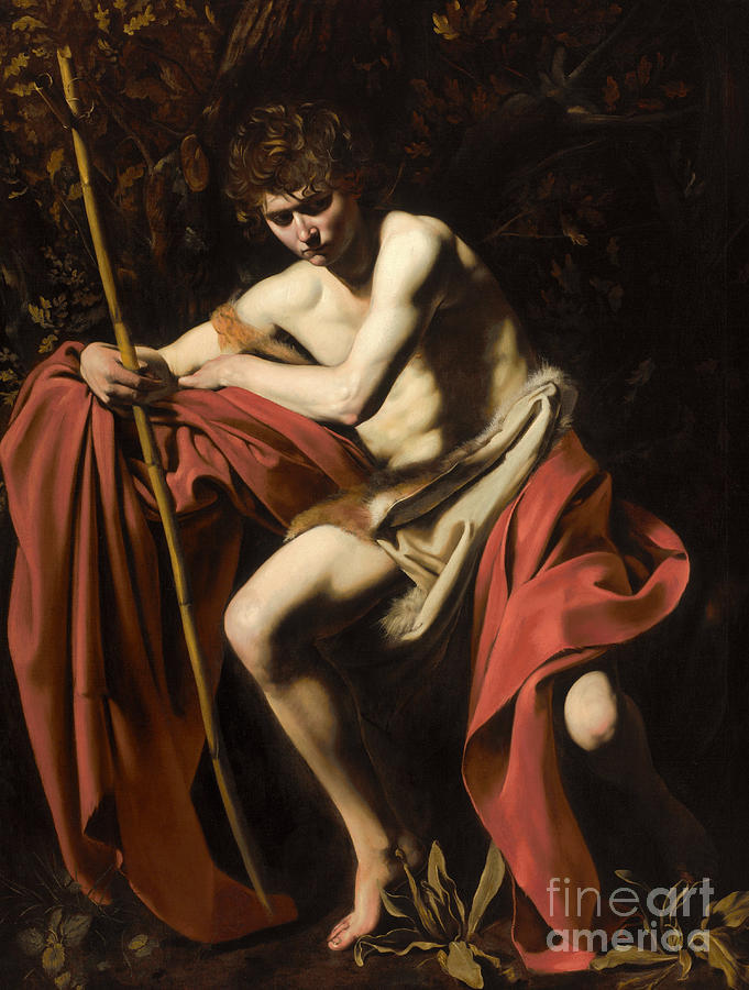 Saint John The Baptist In The Wilderness (Caravaggio)