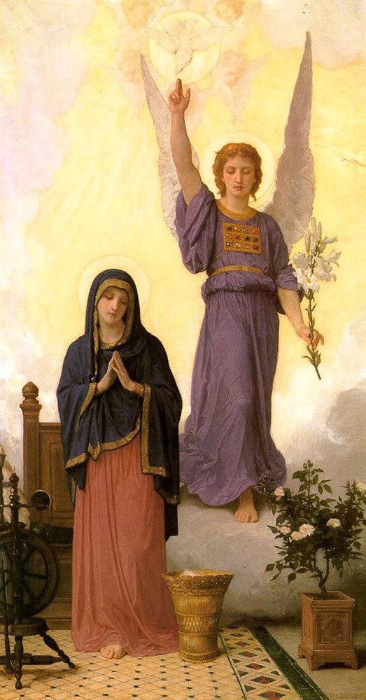 The Annunciation (William-Adolphe Bouguereau, 1888)