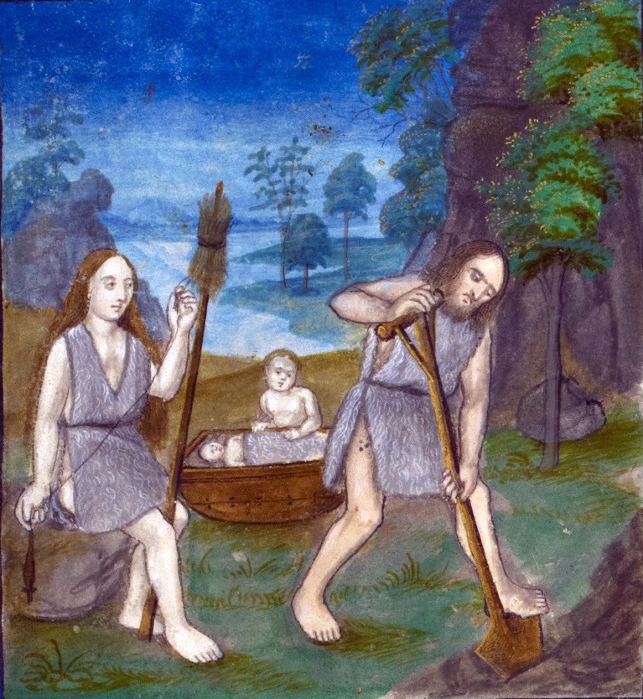 Adam and Eve (Attributed to the Master of the Dark Eyes )