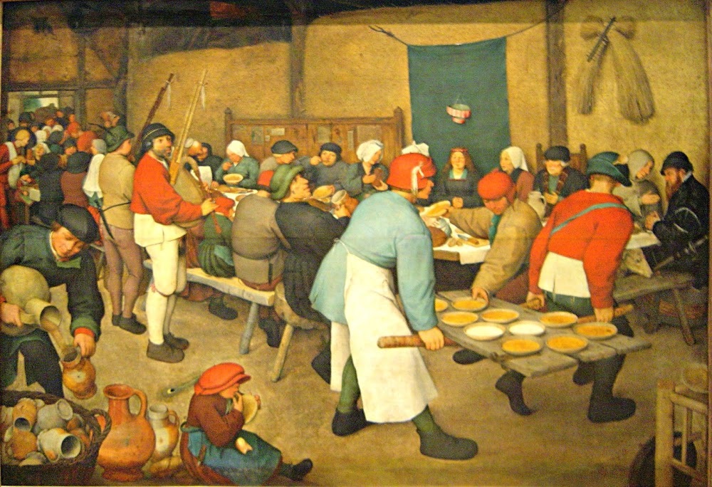 Boerenbruiloft (Pieter Bruegel de Oude, 1567-1568, Kunsthistorisches Museum, Wien)