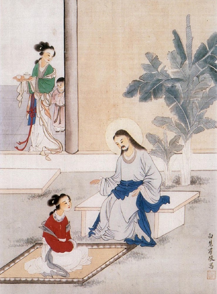 Christ in the House of Martha and Mary (Unknown Artist, 20th century)