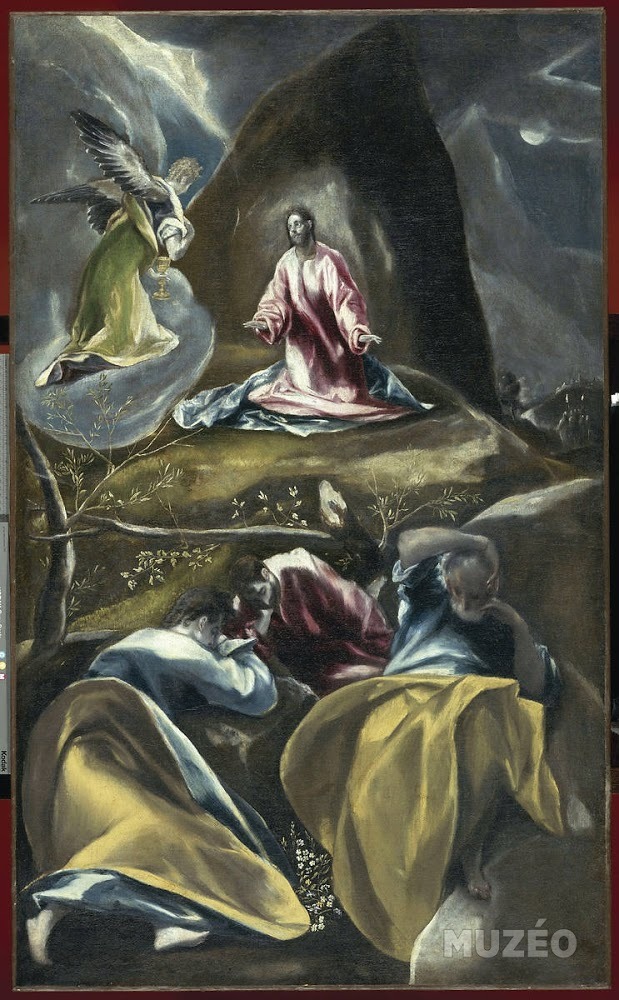 Christ In The Olive Garden (El Greco
, c.1600, Palais des Beaux-Arts de Lille, Lille, France)