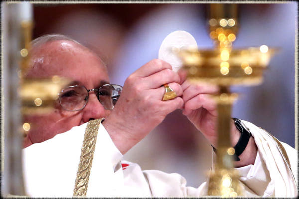 Consecration by Pope Francis 