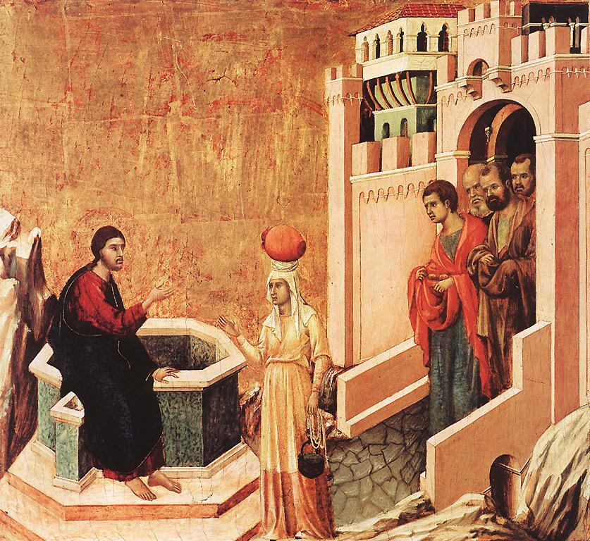 Jesus and the Samaritan woman 