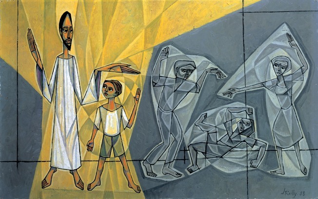 Jesus the Healer (John Reillly, 1958, © John Reillly)