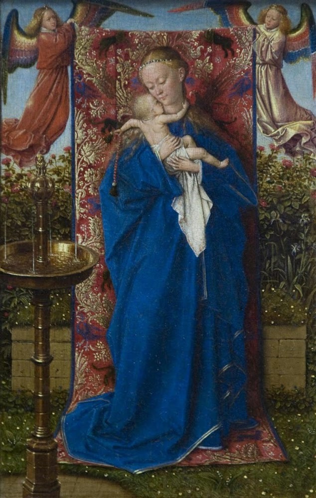 Madonna At The Fountain (Jan van Eyck, 1439)