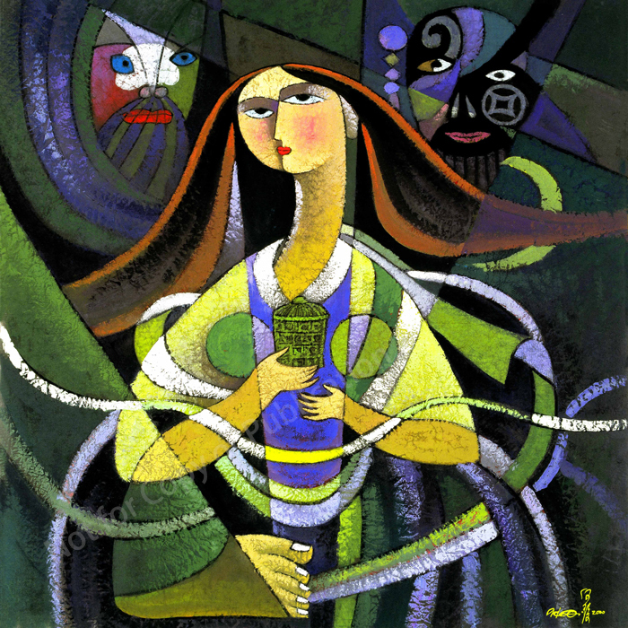 Mary Magdalene (He Qi, 2001, © He Qi)