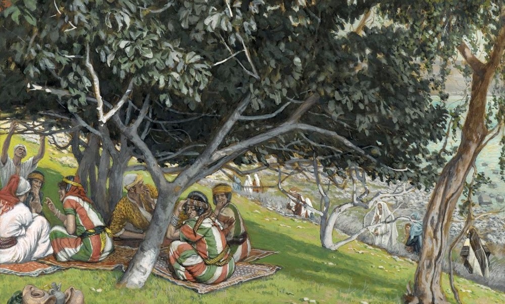 Nathaniel under the Fig Tree (James Tissot, 1886-1894, Brooklyn Museum)