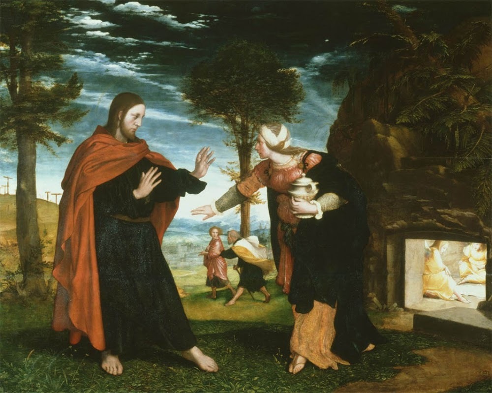 Noli Me Tangere (Hans Holbein the Younger, 1526-28, Cumberland Art Gallery, Bedchamber, Hampton Court Palace)