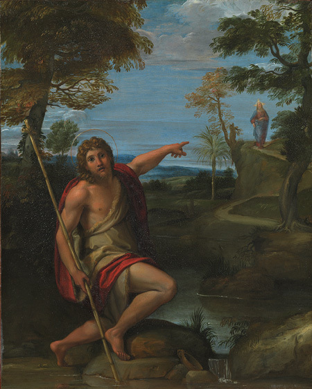 Saint John the Baptist Bearing Witness (Annibale Carracci, ca. 1600–1602, The Metropolitan Museum of Art, New York)