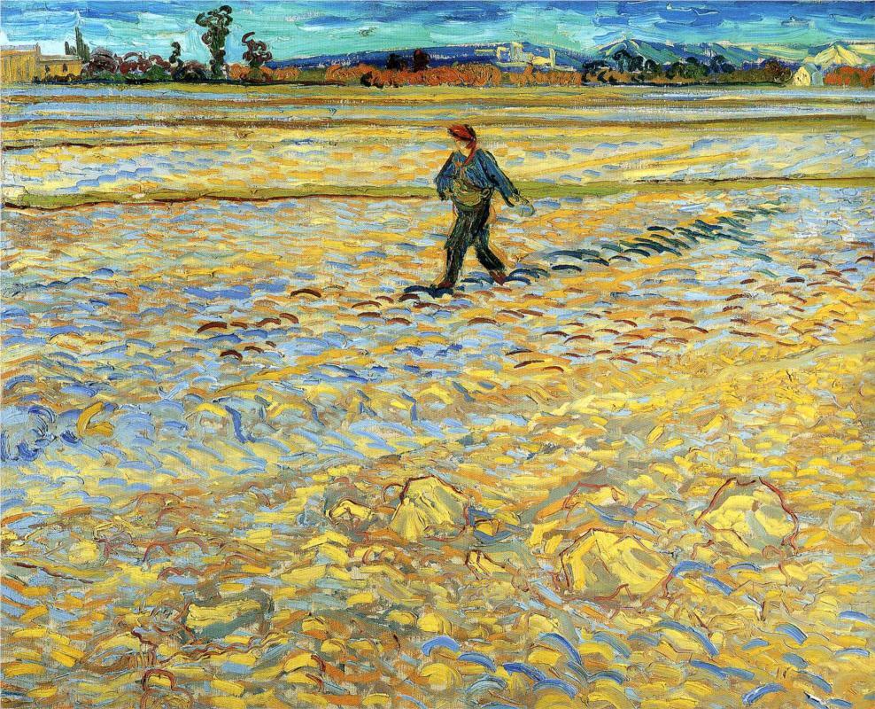 Sower (Vincent van Gogh, 1888, Private Collection)