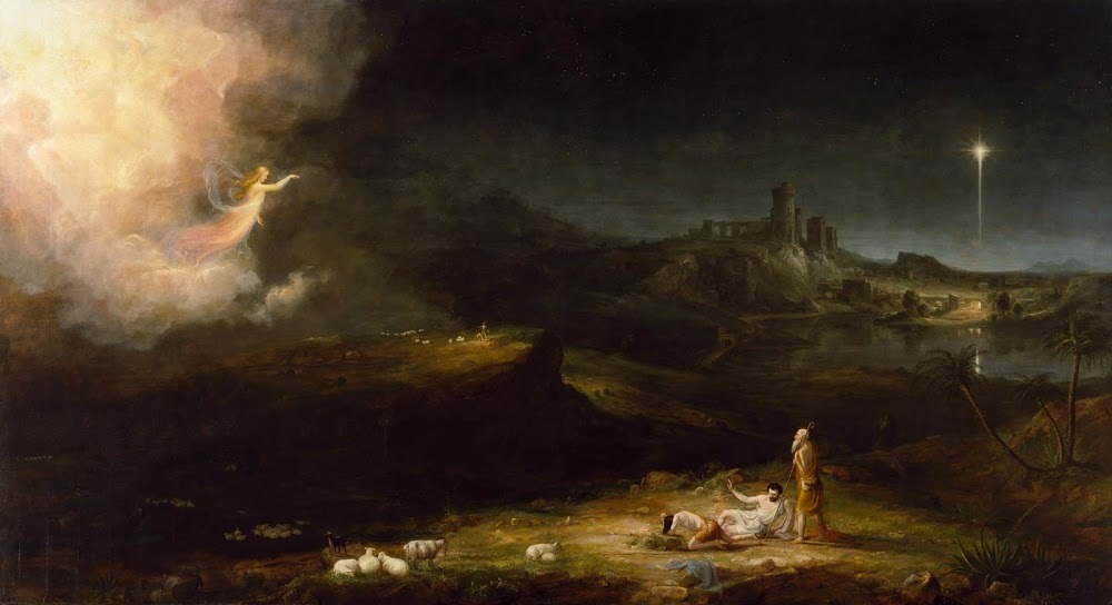 The Angel Appearing to the Shepherds (Thomas Cole, c. 1834, Chrysler Museum of Art - Norfolk (Va)  (United States - Norfolk, Virginia))