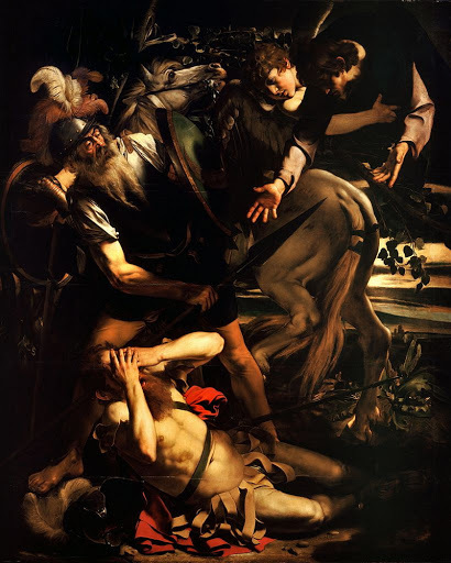 The Conversion of St Paul (Caravaggio, ca. 1601, private collection)