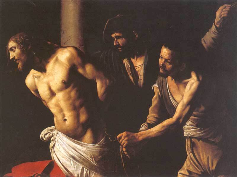 The Flagellation (Caravaggio, 1607,  Mus?e des Beaux-Arts, Rouen)