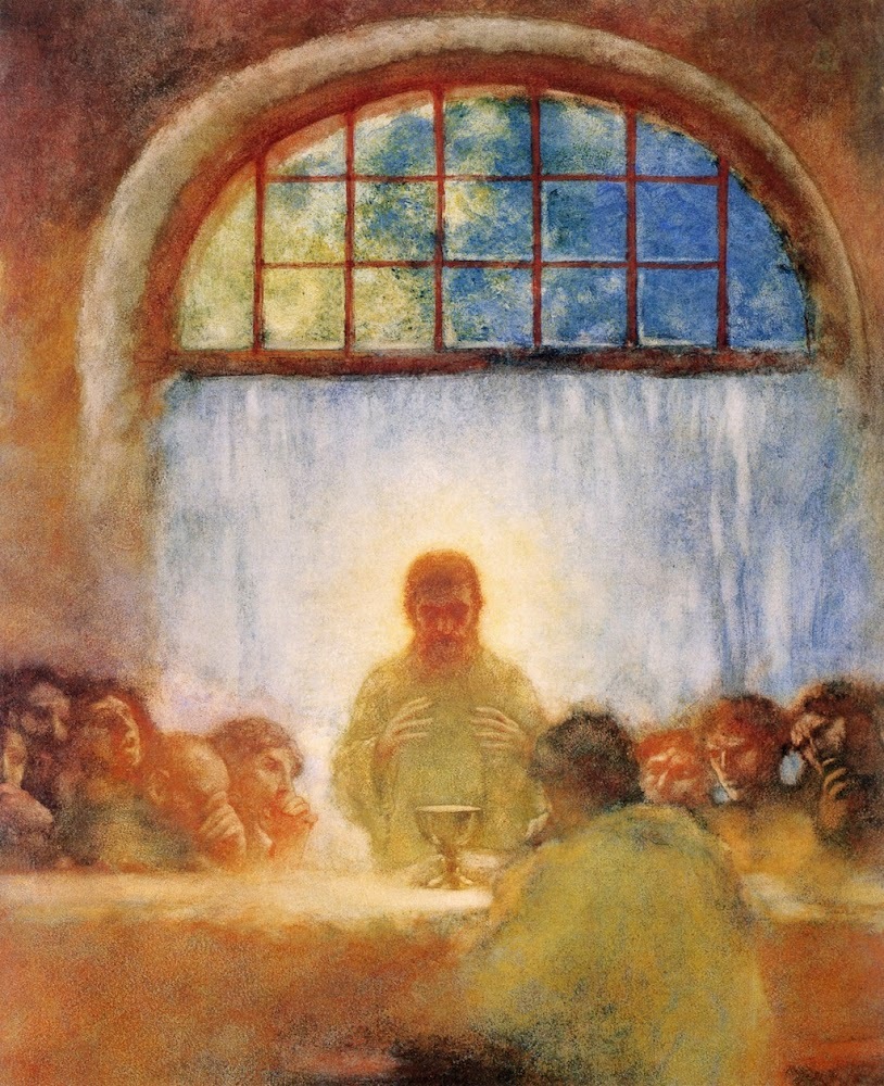 The Last Supper (Gaston La Touche, 1897, Hermitage Museum - St-Petersburg)