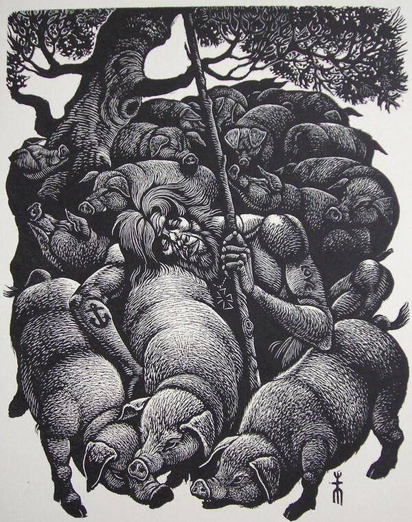 The prodigal son (Fritz Eichenberg)